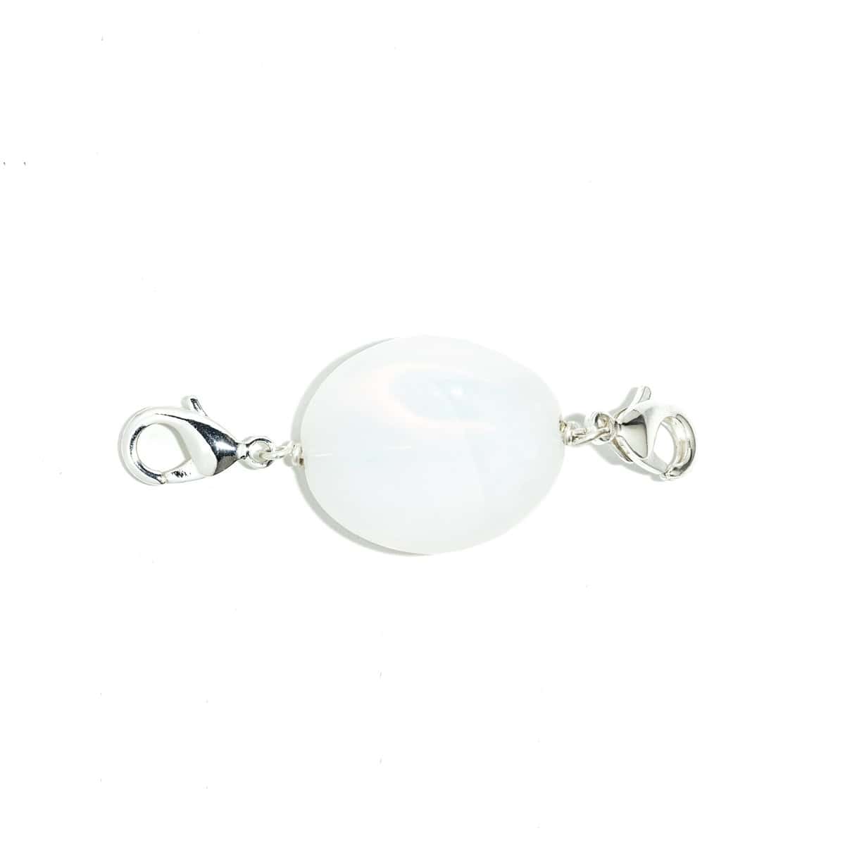 Silver Plated White Light Pearl Charms