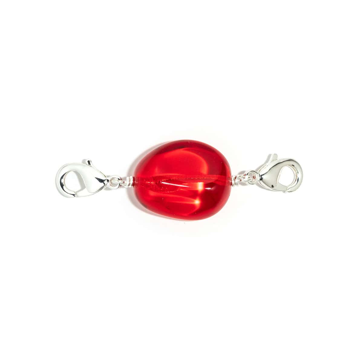 Perle Charms Argentée Rouge Glamour