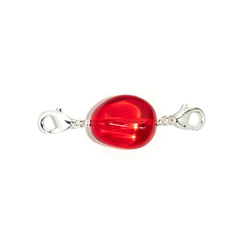 Perle Charms Argentée Rouge Glamour