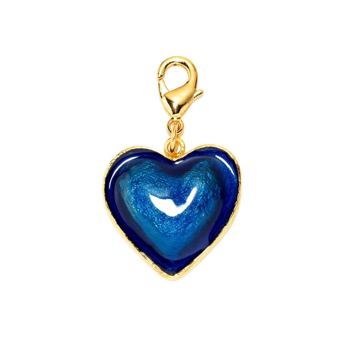 Perle Charms Bleu Coeur d'Amour