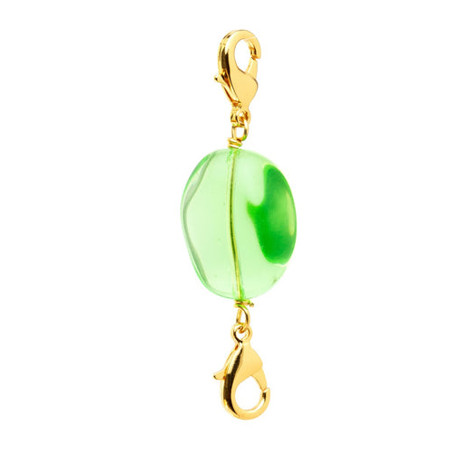 Pearlescent Acid Green Charms