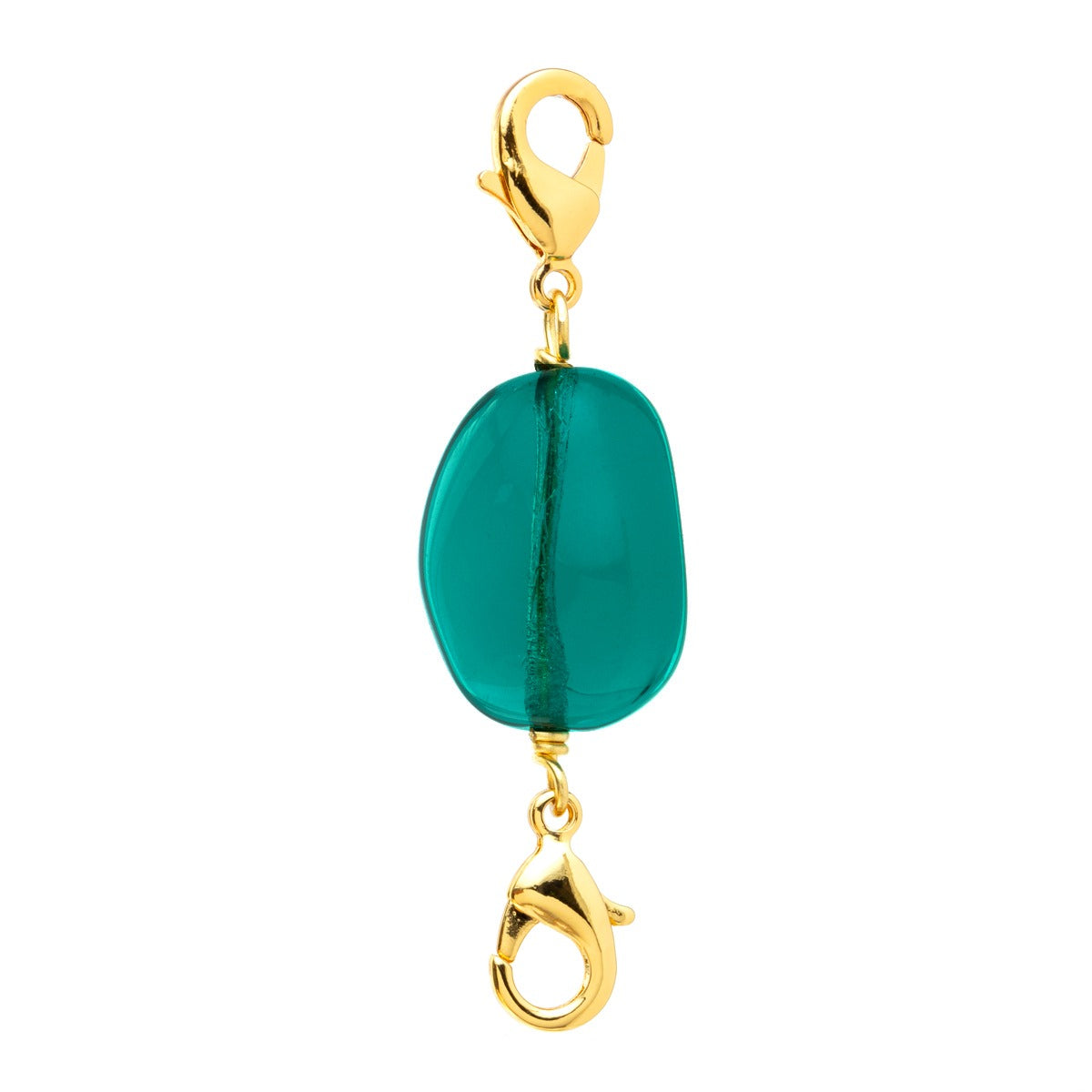 Forest Green Pearl Charms
