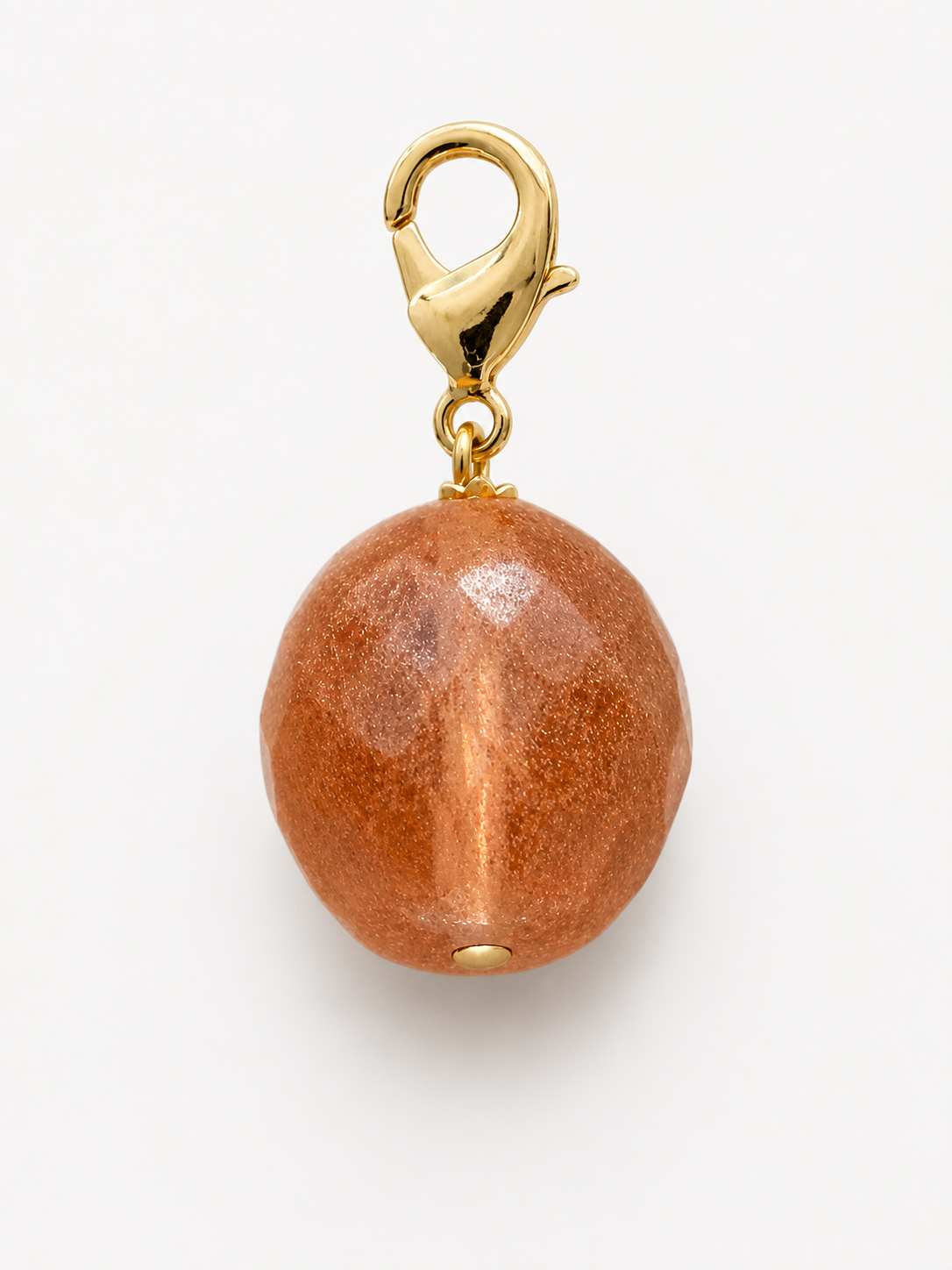 Golden Glazed Rosé Charms