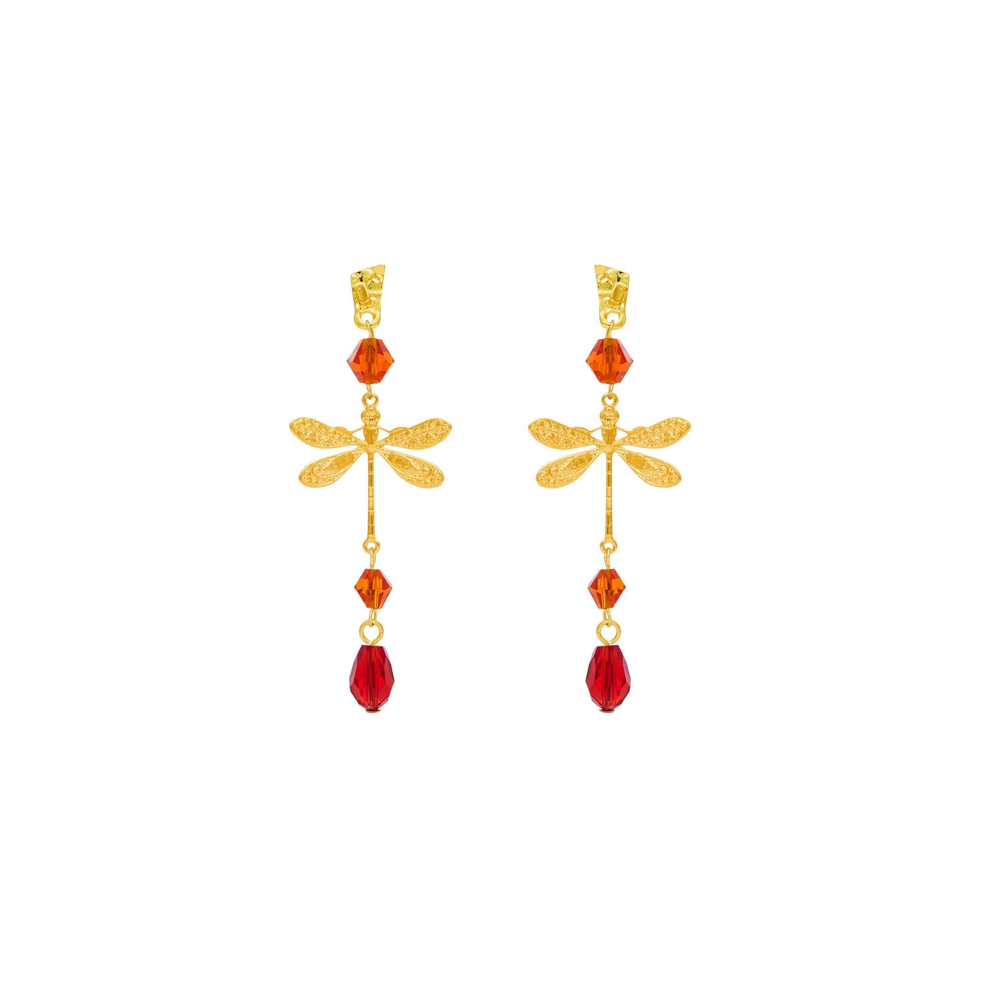 Maitika Gold Plated Pierced Earrings