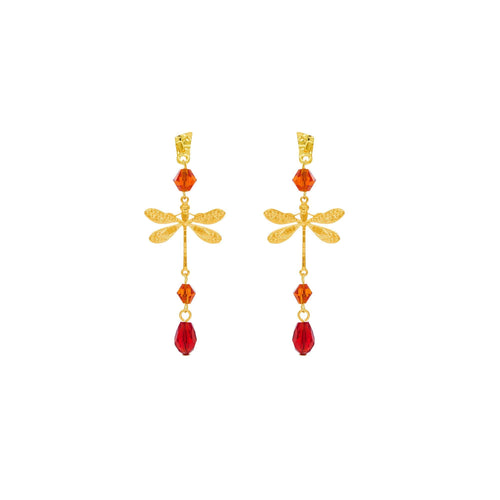 Boucles D'oreilles Percées Doré Maitika