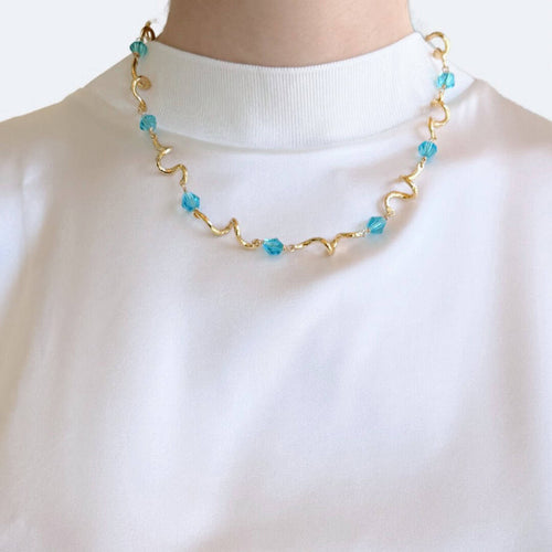 Collier  Doré Arabesque