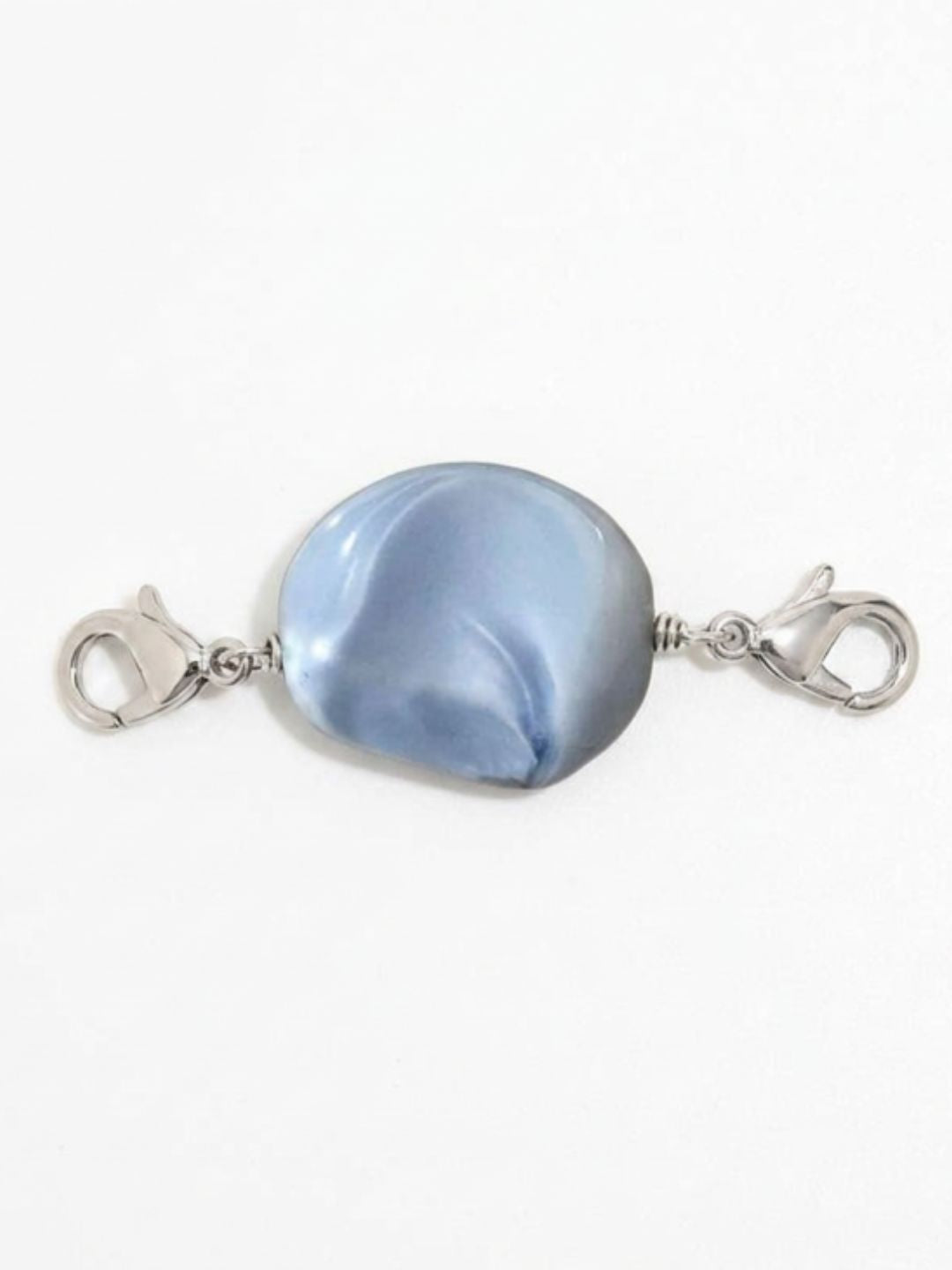 Charms Perle Argenté Baby Bleu