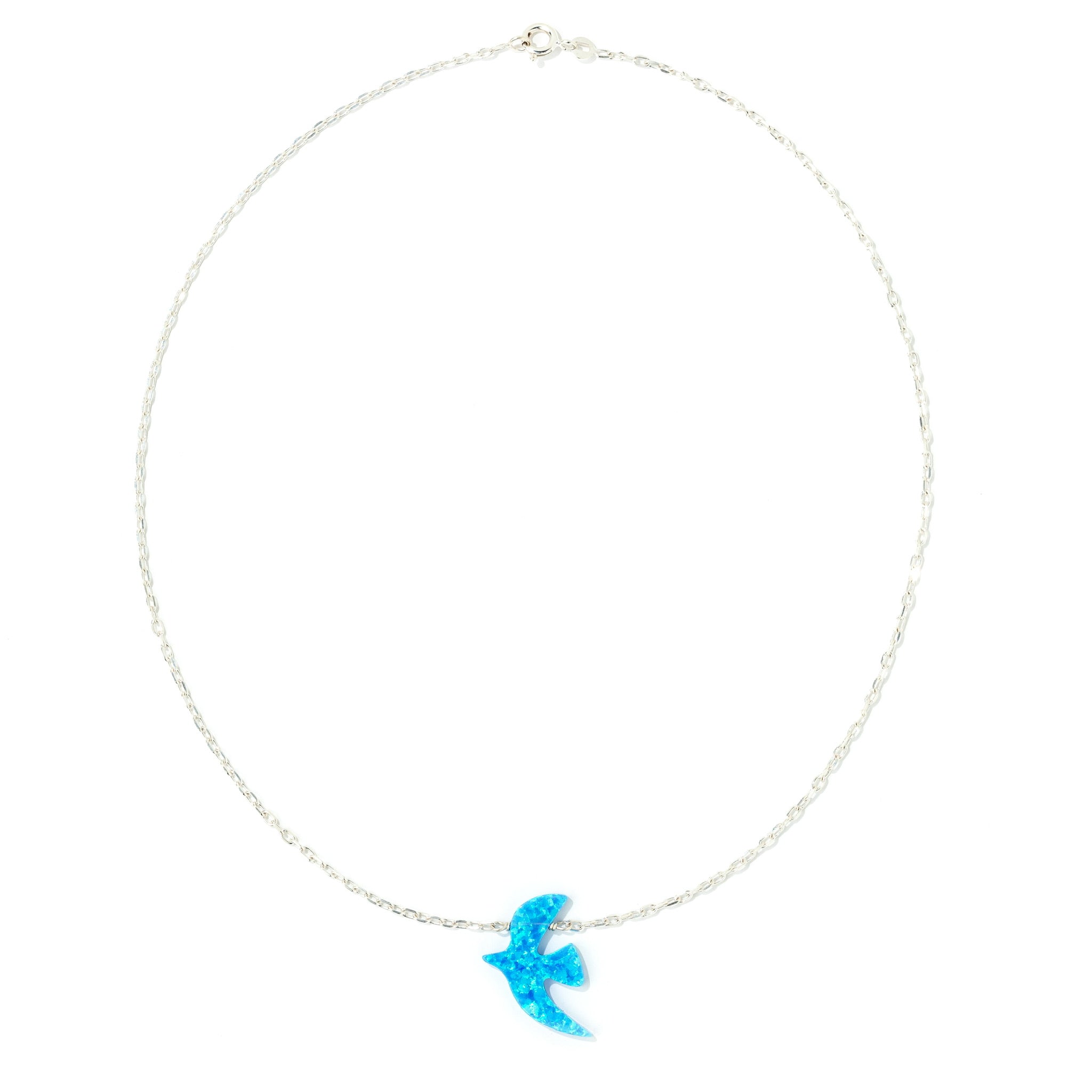Sterling Silver Opalite Necklace