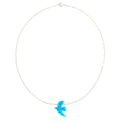 Sterling Silver Opalite Necklace