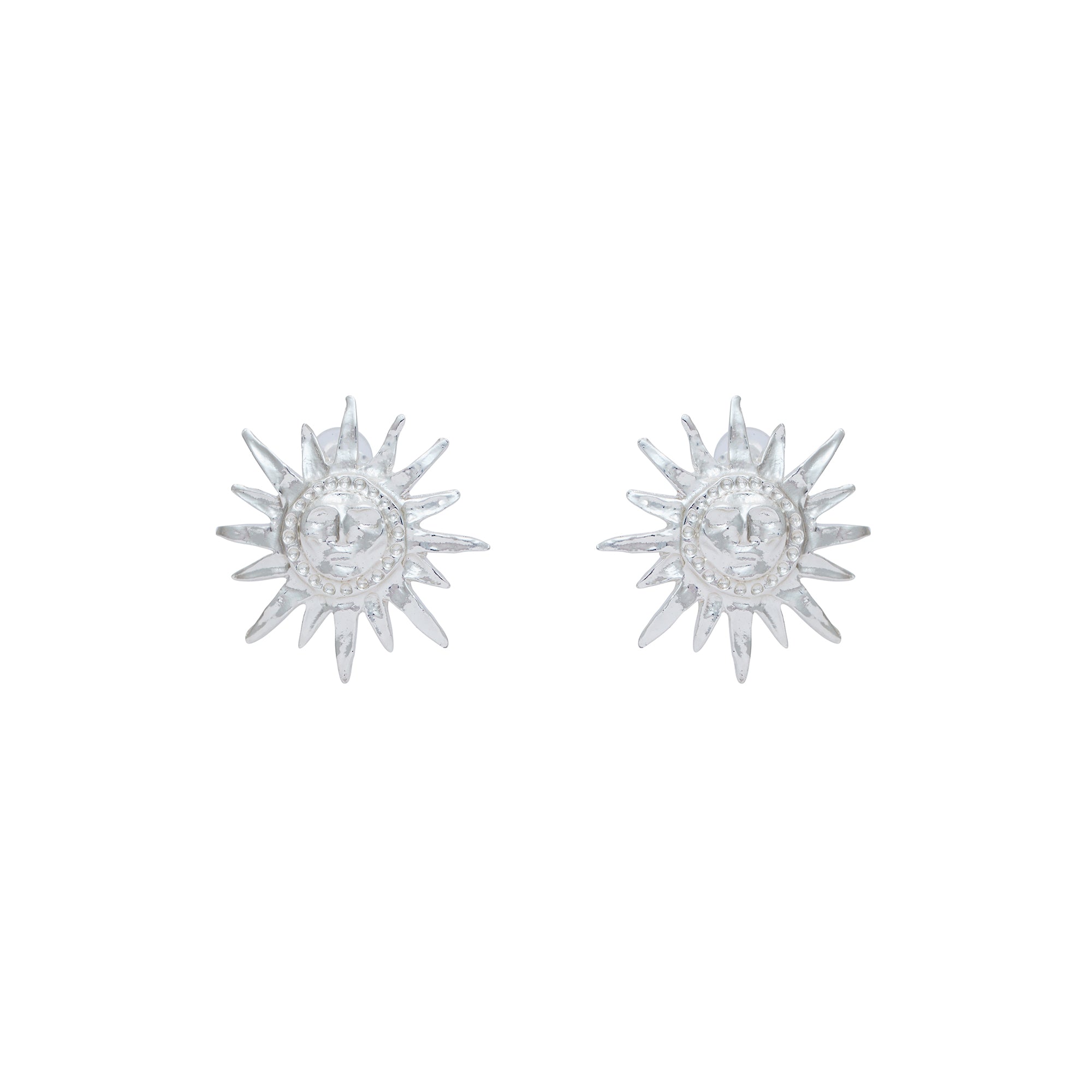 41 Degrees Silver Clip-on Earrings