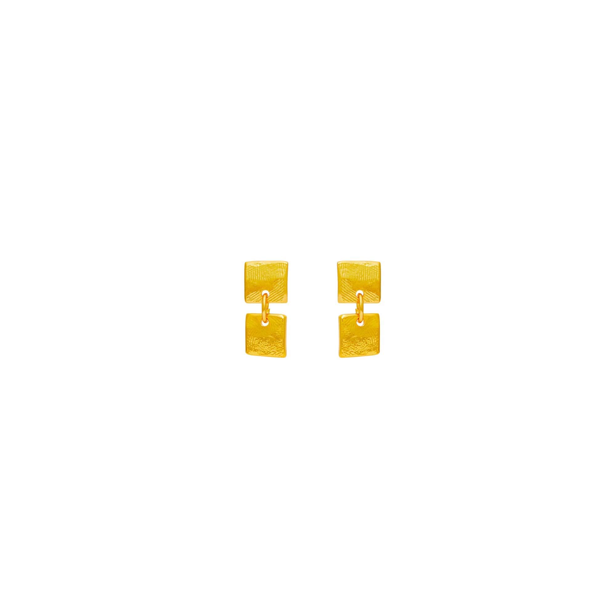 Dune Gold Pierced Earrings