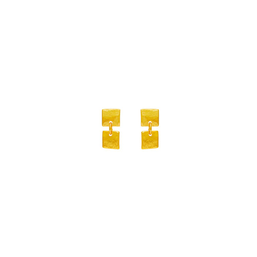 Dune Gold Pierced Earrings