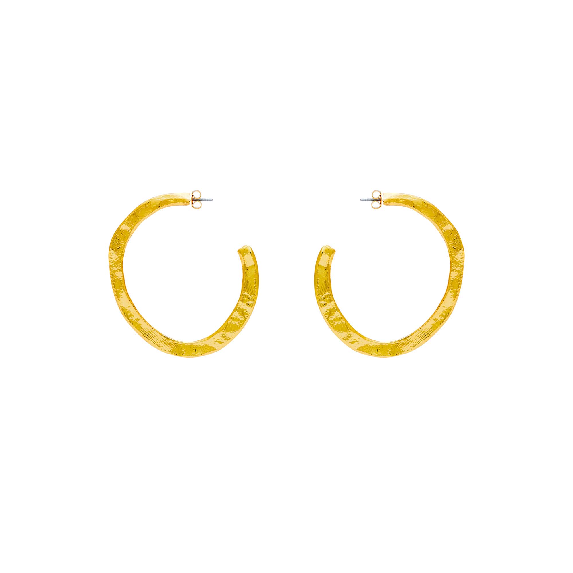 Gold Olala Pierced Earrings
