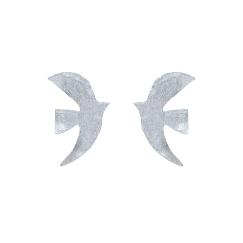 Boucles D'oreilles Clips Argenté Voyage