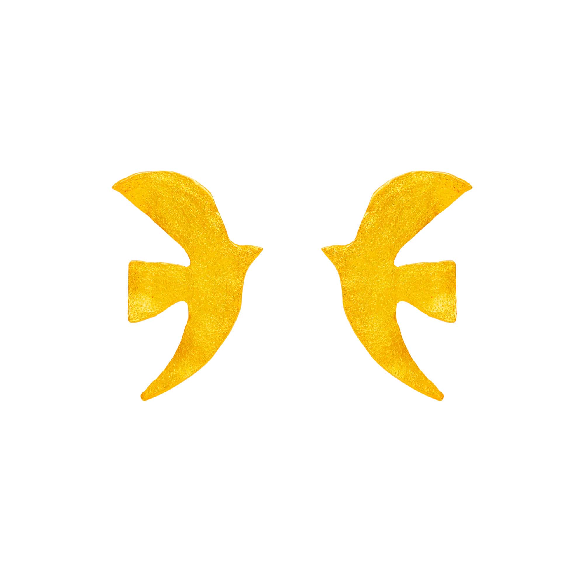 Gold Clip-On Travel Earrings