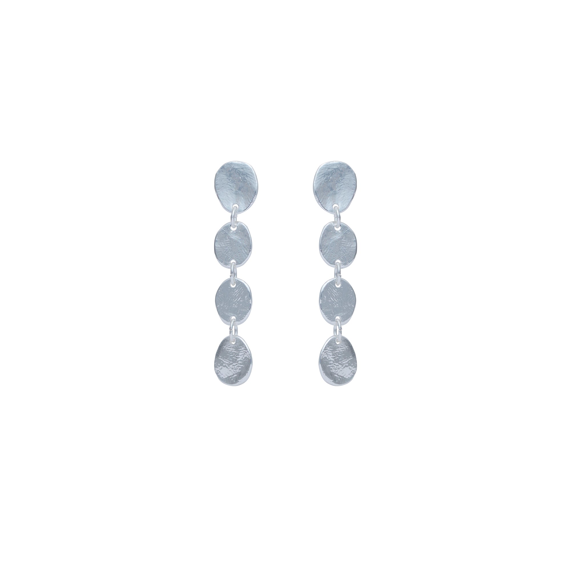 Mille et Une Nuit Silver Plated Pierced Earrings