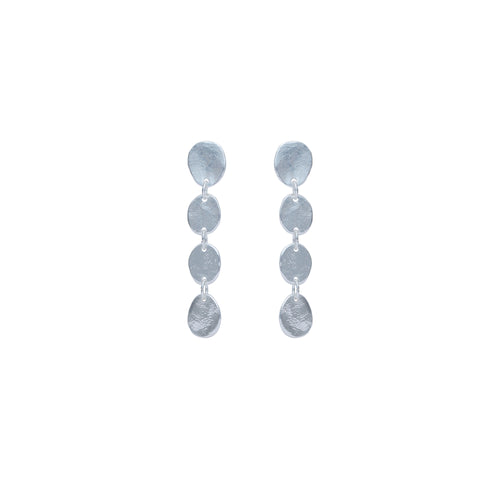 Mille et Une Nuit Silver Plated Pierced Earrings