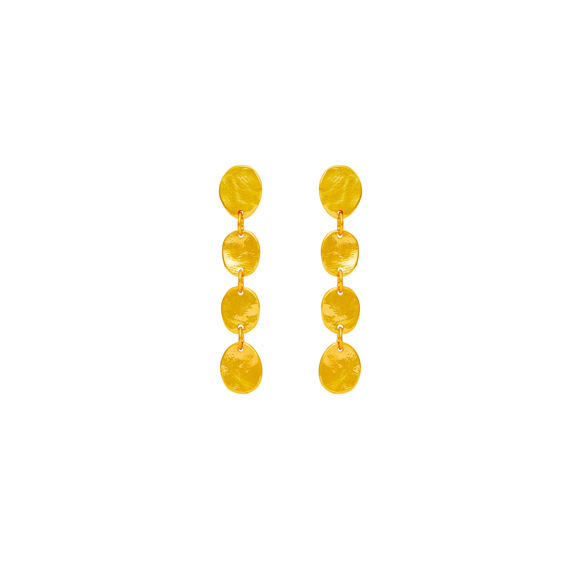 Boucles D'oreilles Percées Doré Mille Et Une Nuit