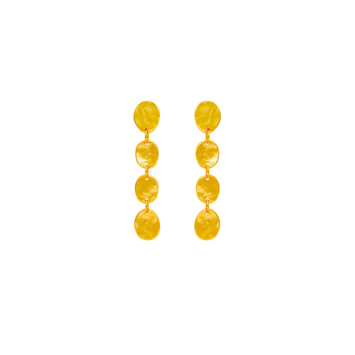 Boucles D'oreilles Percées Doré Mille Et Une Nuit