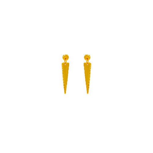 Boucles D'oreilles Percées Doré Oiseau