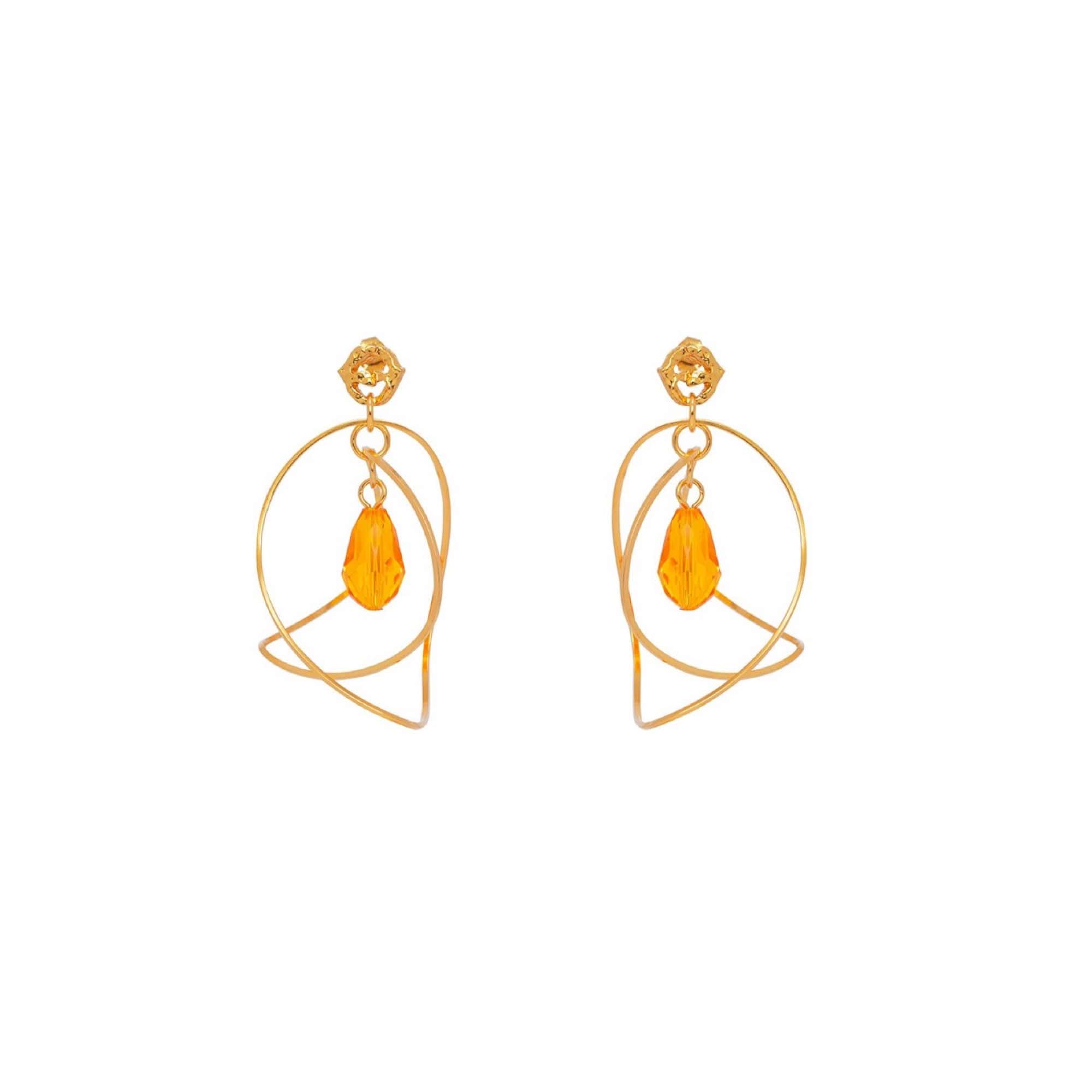 Boucles D'oreilles Percées Doré Maitika