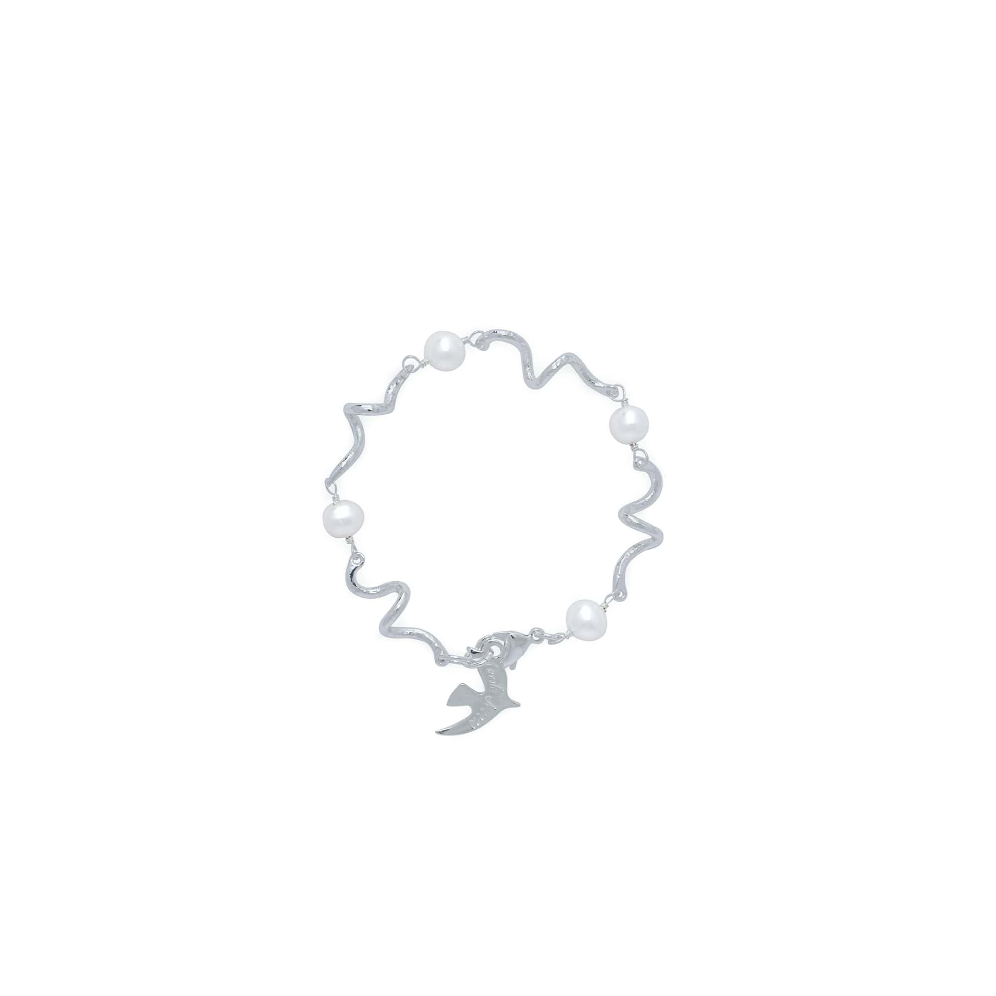 Silver-plated Arabesque Bracelet