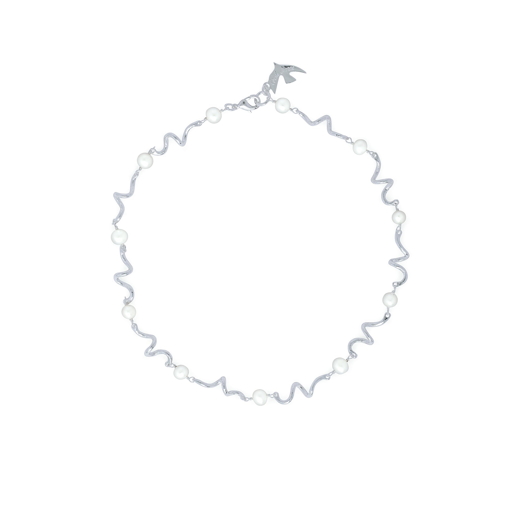 Silver-plated Arabesque Necklace