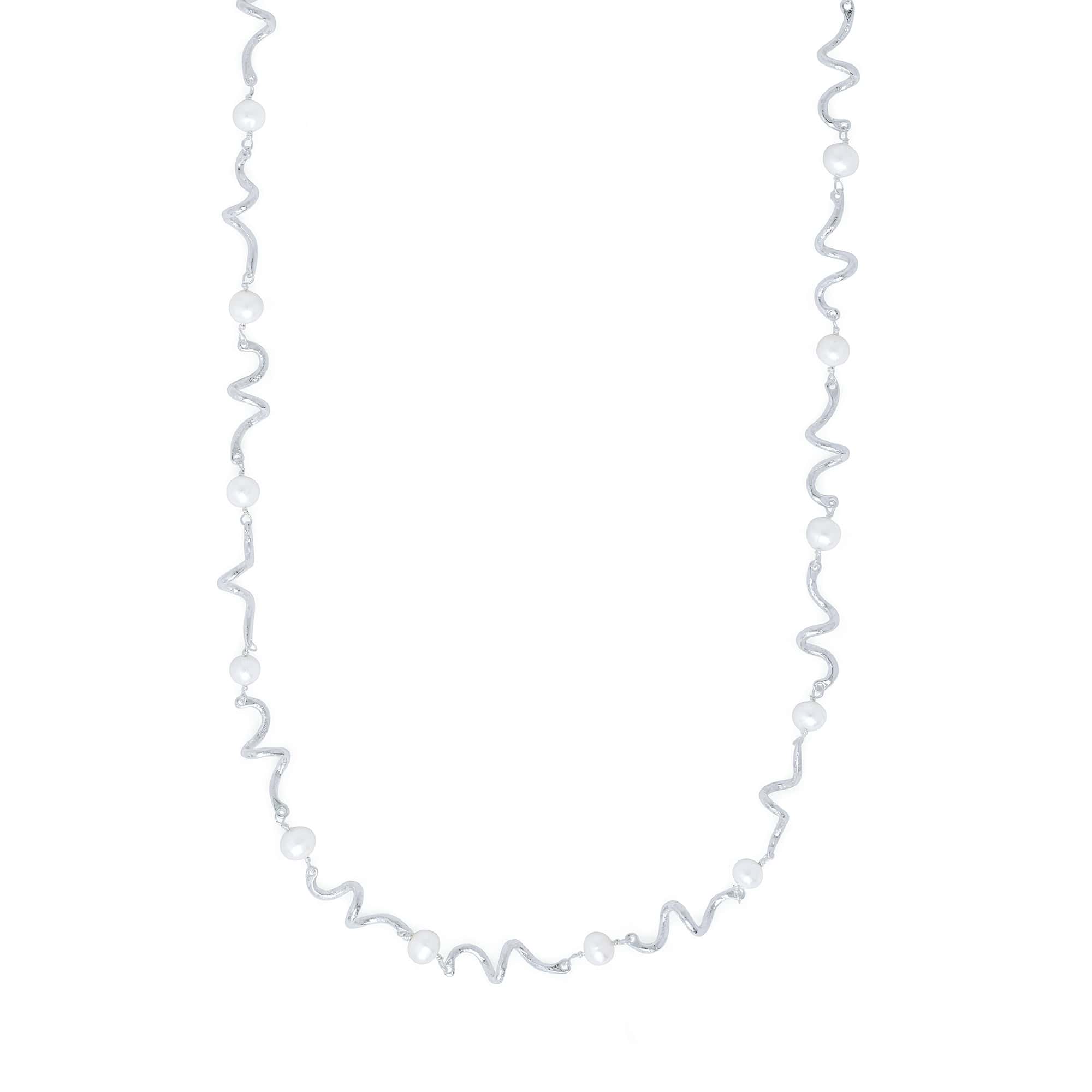 Silver Arabesque Necklace
