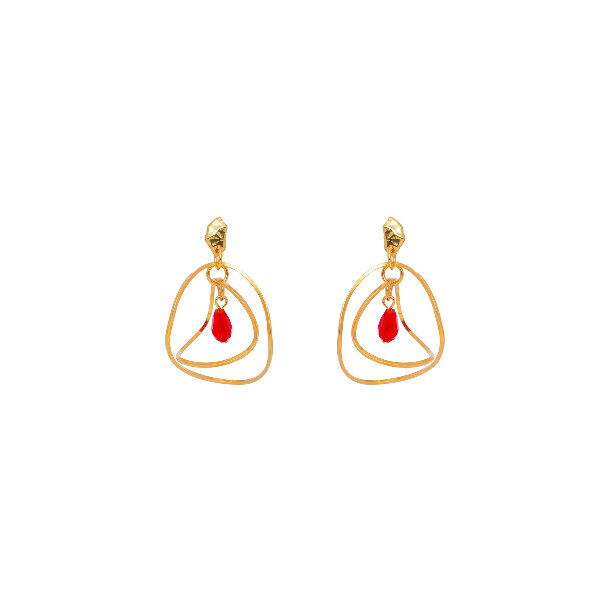Maitika Gold-Plated Stud Earrings