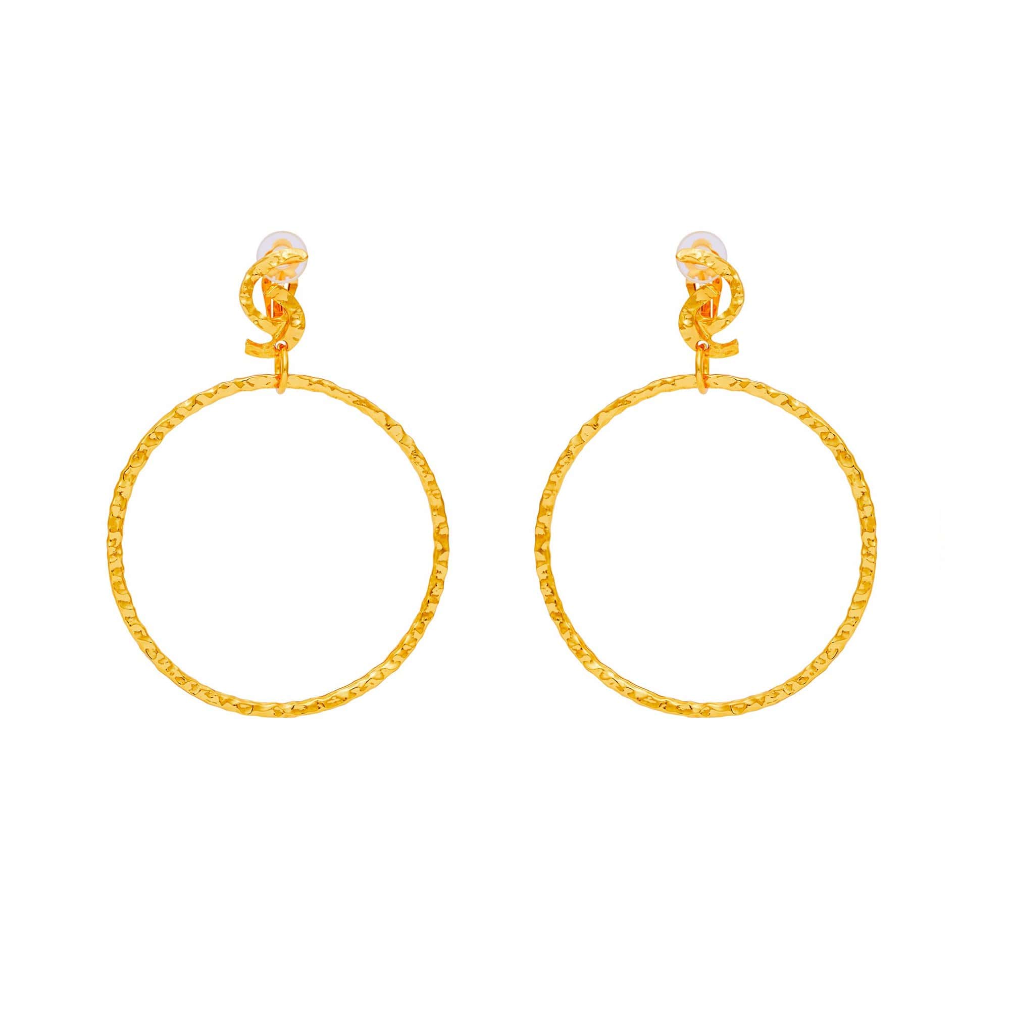 Gold Toreador Clip-on Earrings