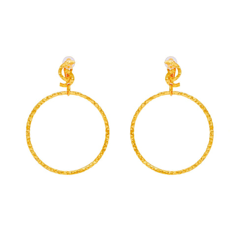 Gold Toreador Clip-on Earrings