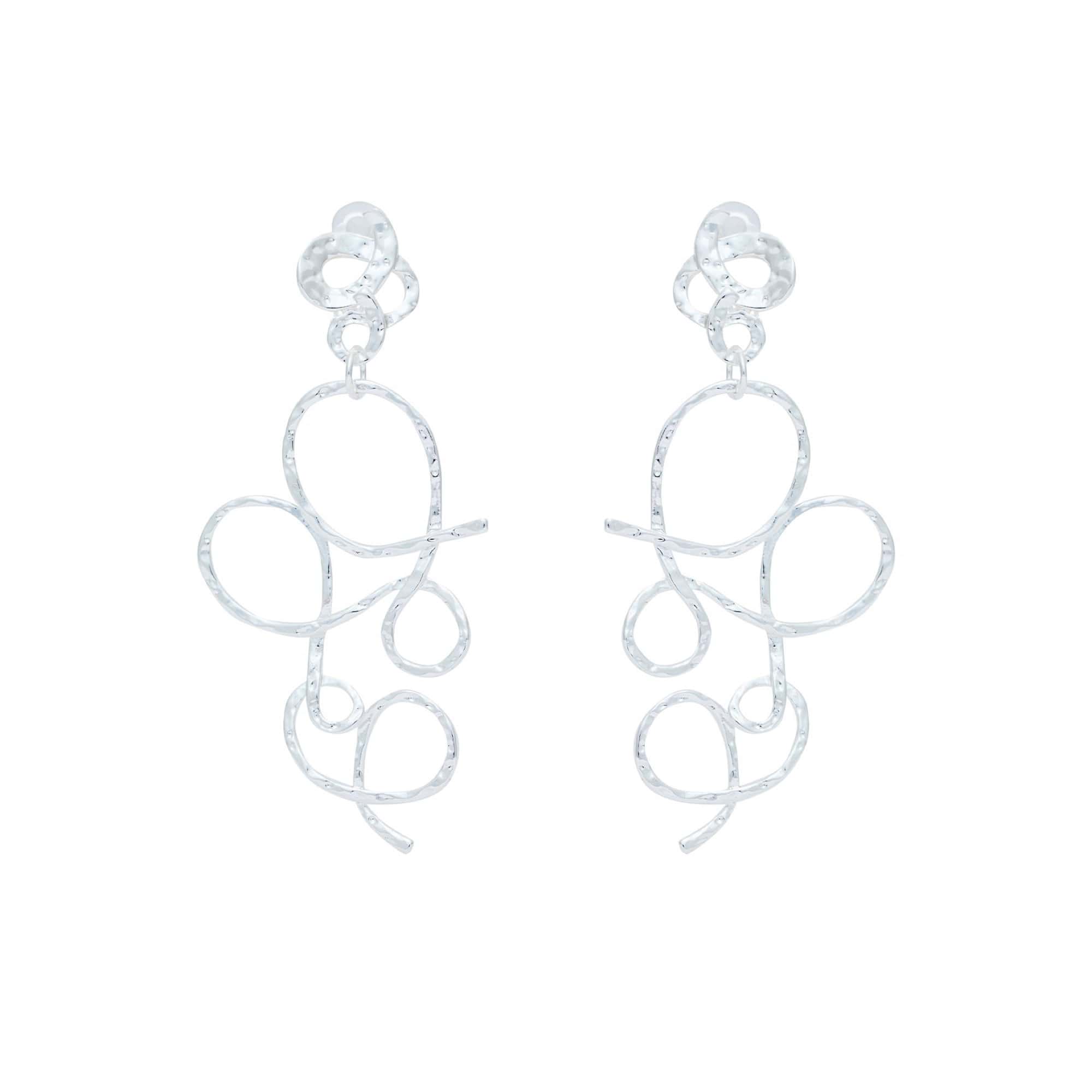 Silver Toreador Clip-On Earrings