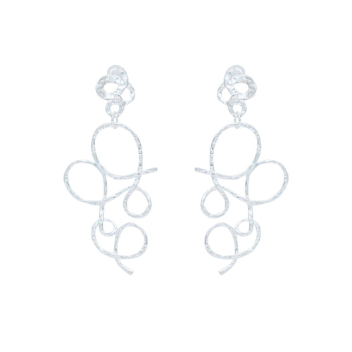 Silver Toreador Clip-On Earrings