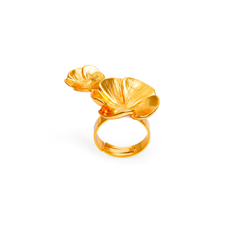 Gold Plated Paris Ring