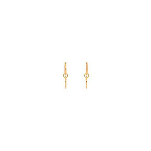 Gilded Pierced Earrings Golden Hour
