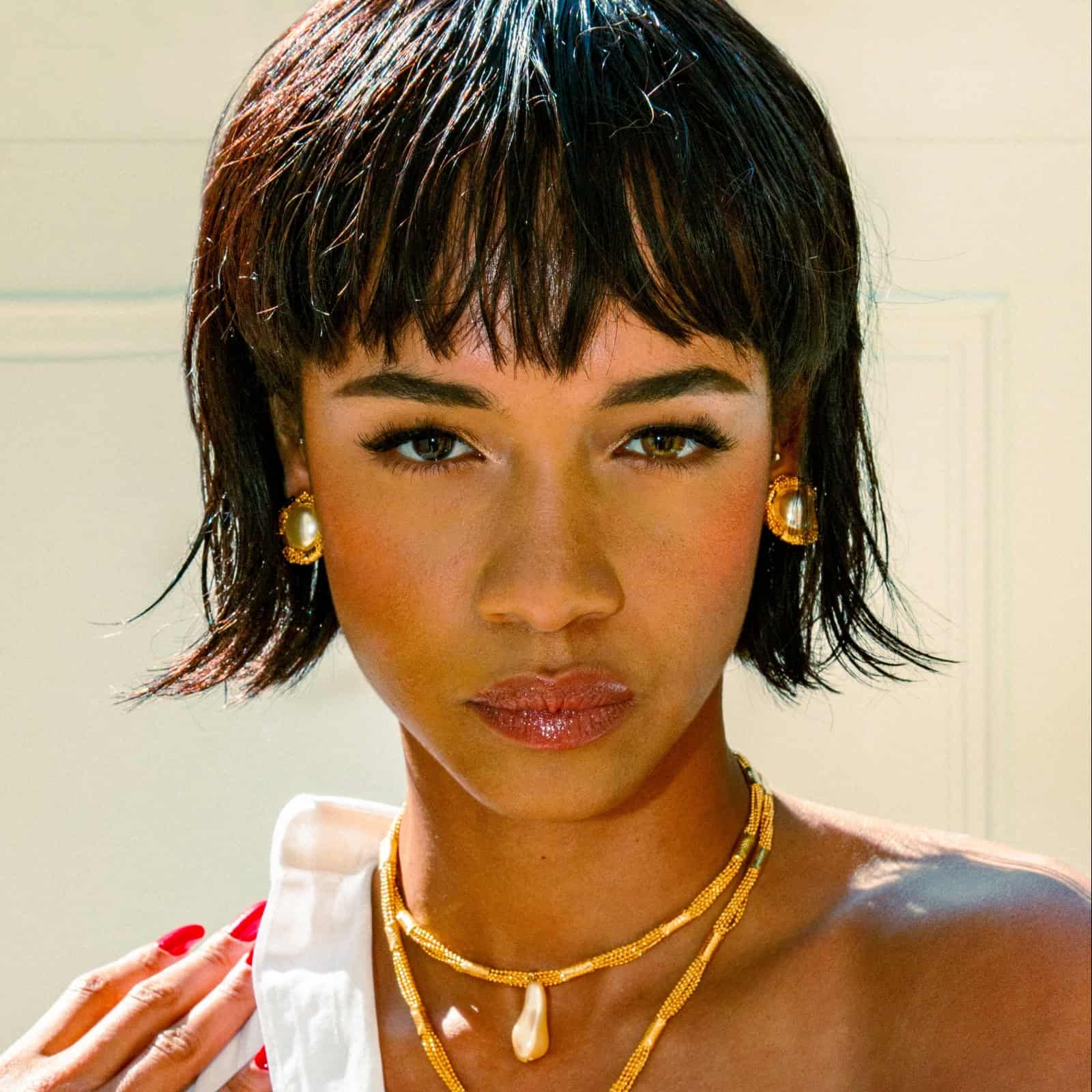 Gold Clip-On Earrings L'heure Dorée